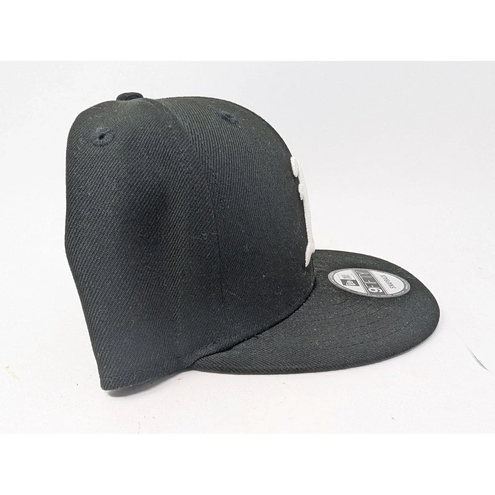Oakland Athletics Hat Cap Snap Back Mens One Size Black MLB Baseball New Era
